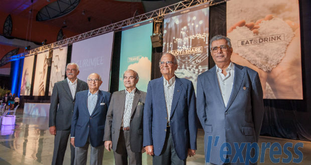 The third generation of the Currimjee family at a Currimjee Group brand milestone event in Mauritius
